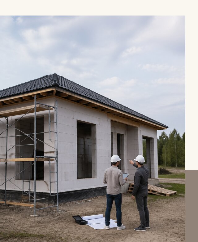 Проектирование одноэтажных домов из газобетона в Озёрске