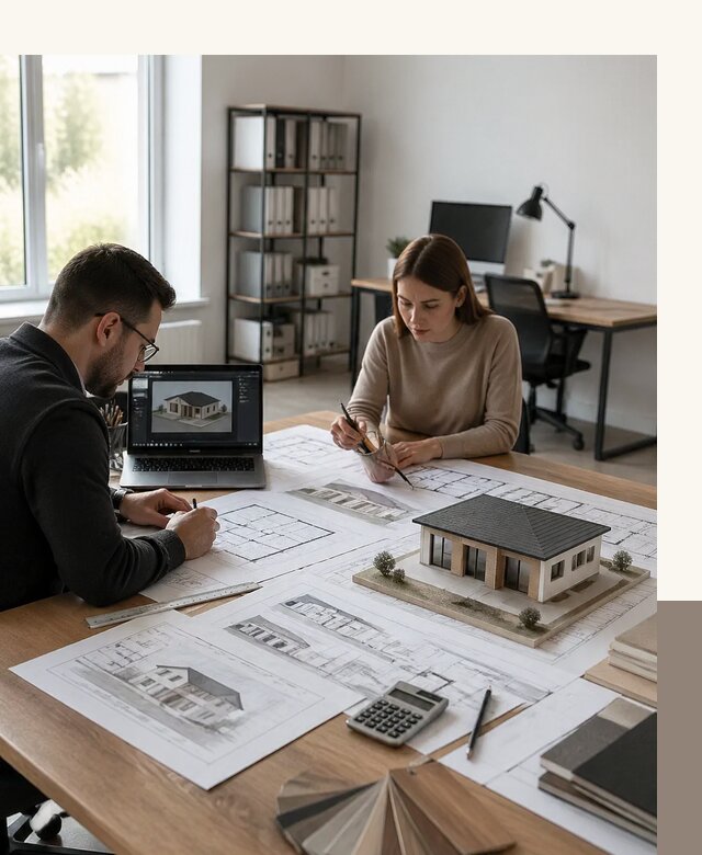 Заказать проекты и чертежи домов 7 на 7 под ключ в Озёрске